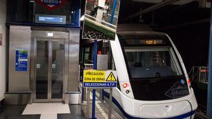 Nuevos ascensores en el ramal de la estación de Príncipe Pío.