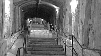 Segundo tramo del túnel peatonal entre Sol y Gran Vía.