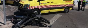 Herido grave un motorista de 22 años en Collado Villalba