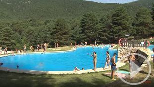 Las piscinas de las Berceas, oasis para el sofocante calor