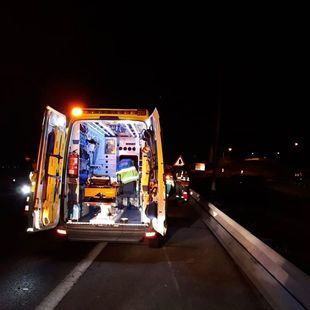 Muere un motorista en un accidente en la A-42