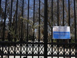 El viento obliga a cerrar El Retiro y otros cinco parques