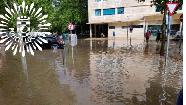 La tormenta veraniega causa estragos en Pinto.