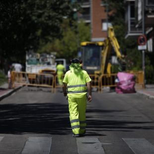 El arreglo del socavón de Carabanchel llevará días