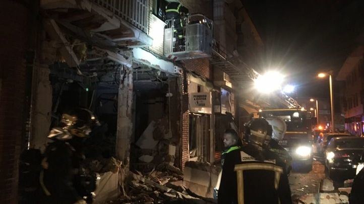 La explosión podría deberse a un escape de gas butano.