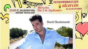 David Bustamante es uno de los cantantes confirmados para las Fiestas de Alcorcón.