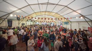Carpa en las fiestas de Colmenar Viejo.