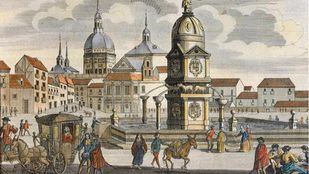 Primer ahorcamiento en la Plaza de la Cebada.