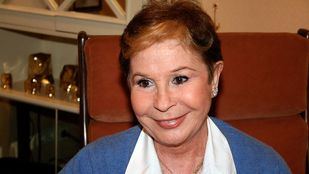 Lina Morgan durante una entrevista a Madridiario en el teatro de La Latina.