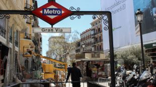 La estación de Metro de Gran Vía cierra desde este lunes