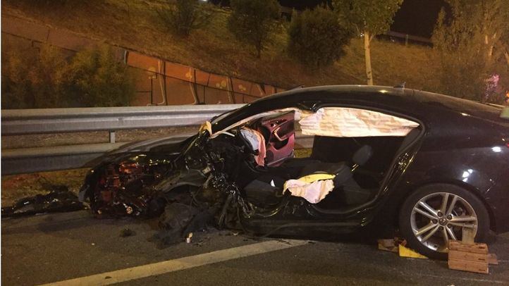 Accidente múltiple en la M-30 provocado por un conductor kamikaze.