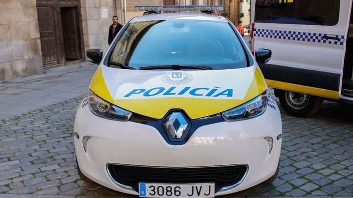 Vehículos de la Policía Municipal.
