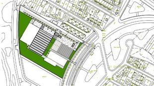 Planos del nuevo polideportivo de la calle Mistral, en Barajas.