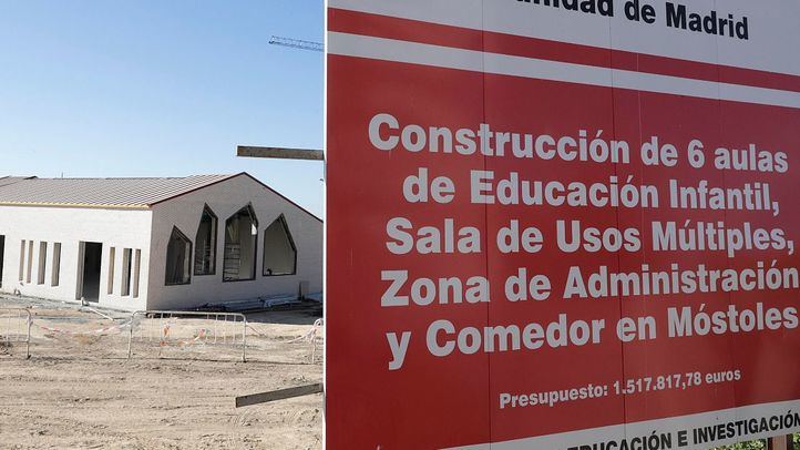 Centro en construcción en Móstoles.