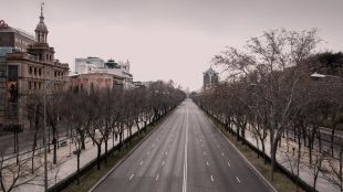 El sobrecogedor Madrid vacío de Pereira
