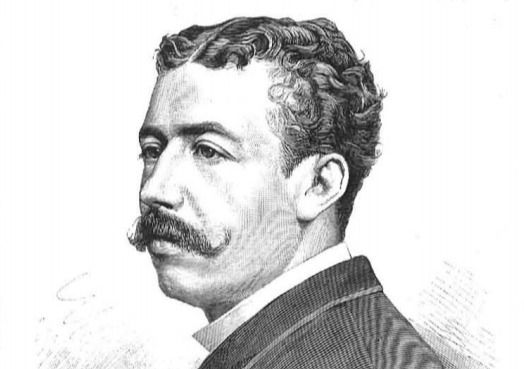 Retrato de Andrés Mellado y Fernández, recogido en la revista española La Ilustración Española y Americana.