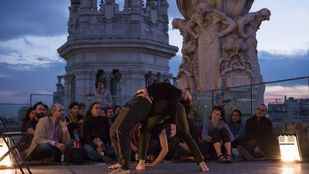 Atardecer poético en las azoteas de Madrid