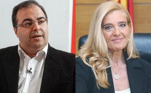 Santiago Llorente y Mariola Vargas, alcaldes de Leganés y Collado Villalba