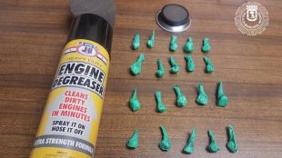 Detenido por ocultar en un bote de spray cocaína y dinero en efectivo