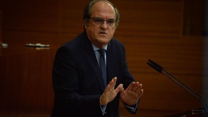 Ángel Gabilondo, en la Asamblea de Madrid.