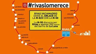 Rivas reitera, en un vídeo, la necesidad de conexión con la M-50