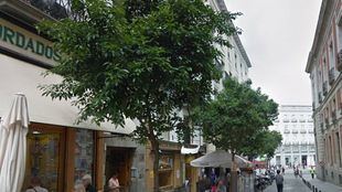 Calle del Correo, lugar donde se produjo el atentado.