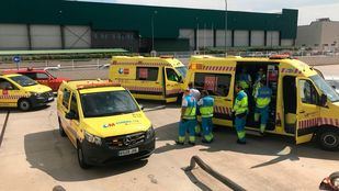 Un hombre de 35 años ha resultado herido grave al caerle encima un toro mecánico mientras descargaba un camión en Getafe