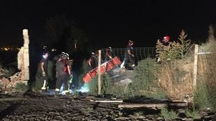 Búsqueda del joven en la laguna de Vicálvaro