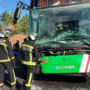 Ocho heridos en un accidente múltiple en la A-42