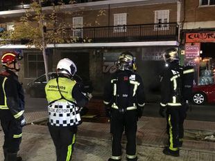 Cuatro mujeres, atendidas tras un incendio en una galería de 'Sanse'