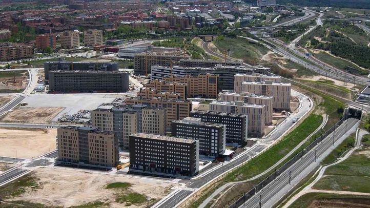 Las Mil Viviendas, en una imagen de archivo, a vista de pájaro.