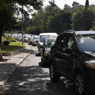 Arturo Soria, una ratonera para el tráfico por un socavón