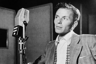 El cantante Frank Sinatra, conocido como 'La Voz', en 1947.