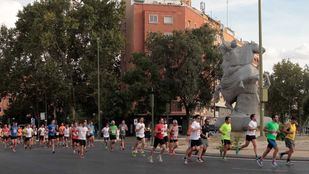 Carrera popular de la Melonera en las fiestas de Arganzuela. Foto de archivo.