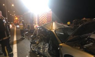 Un niño y dos adultos, heridos en un accidente en Alcalá