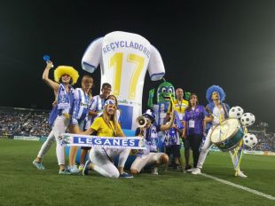 El Leganés gana el título de la solidaridad: Butarque une medioambiente y altruismo