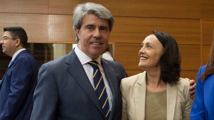 Ángel Garrido y Yolanda Ibarrola, presidente de la Comunidad y consejera de Justicia respectivamente.