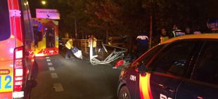 Dos heridos graves en un accidente de moto en el Paseo de Extremadura