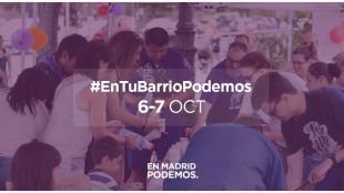 Podemos Madrid recogerá propuestas ciudadanas para mejorar la ciudad