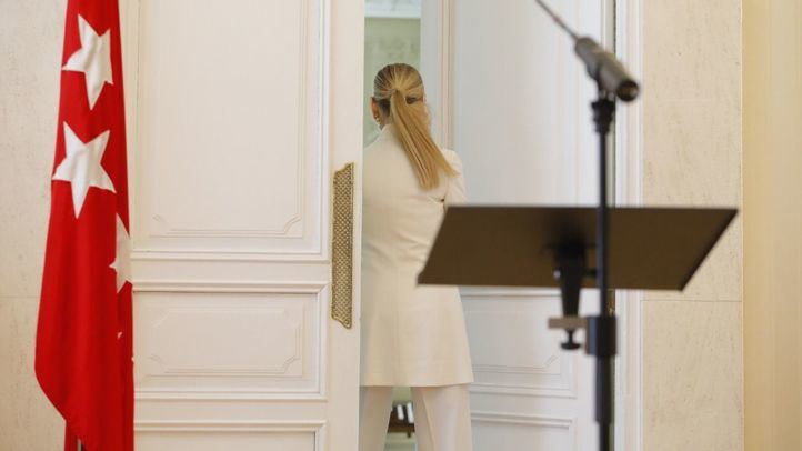 Cifuentes, tras renunciar al puesto de presidenta de la Comunidad.