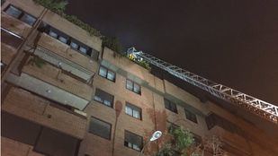 Incendio en un ático de Chamartín.