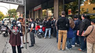 Ratas en el Registro Civil de la calle Pradillo