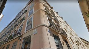 Pensión donde se hospedó Pablo Picasso entre 1897 y 1898 en el número de la calle San Pedro Mártir.