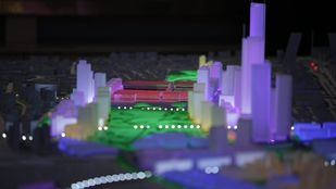 Maqueta del nuevo norte de Madrid