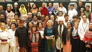 Alegato anticontaminación de la comunidad indígena en Cibeles