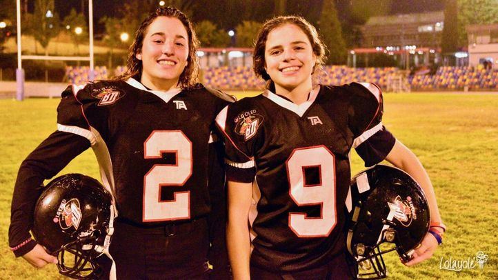 Primera jornada de la Liga madrileña de fútbol americano 9x9.