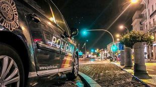 Vehículo de la Policía Nacional.