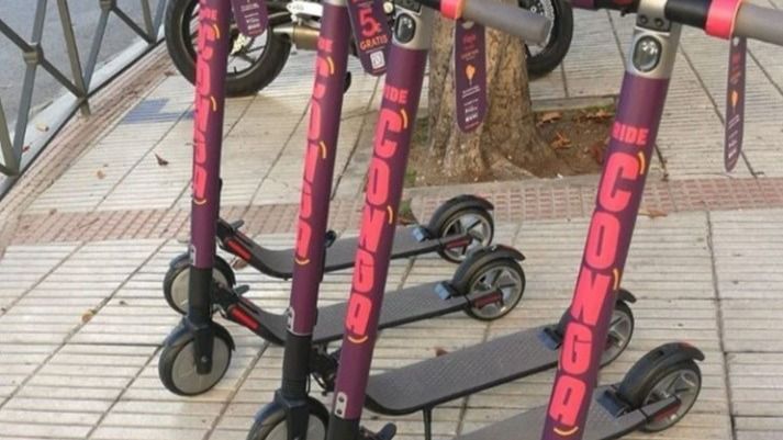 Nuevos patinetes eléctricos en Madrid.