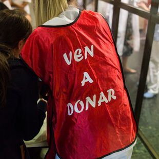 Las reservas de sangre 0+, 0- y B-, en alerta amarilla