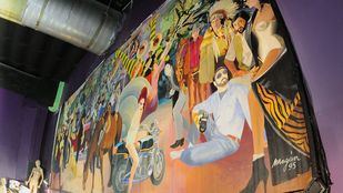 Sala Caracol, mural de la movida madrileña de magán95